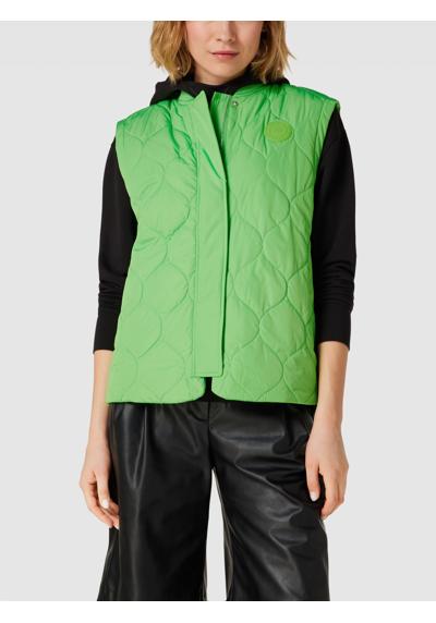 Стеганый жилет с нашивкой-лейблом QUILTED BOMBER VEST