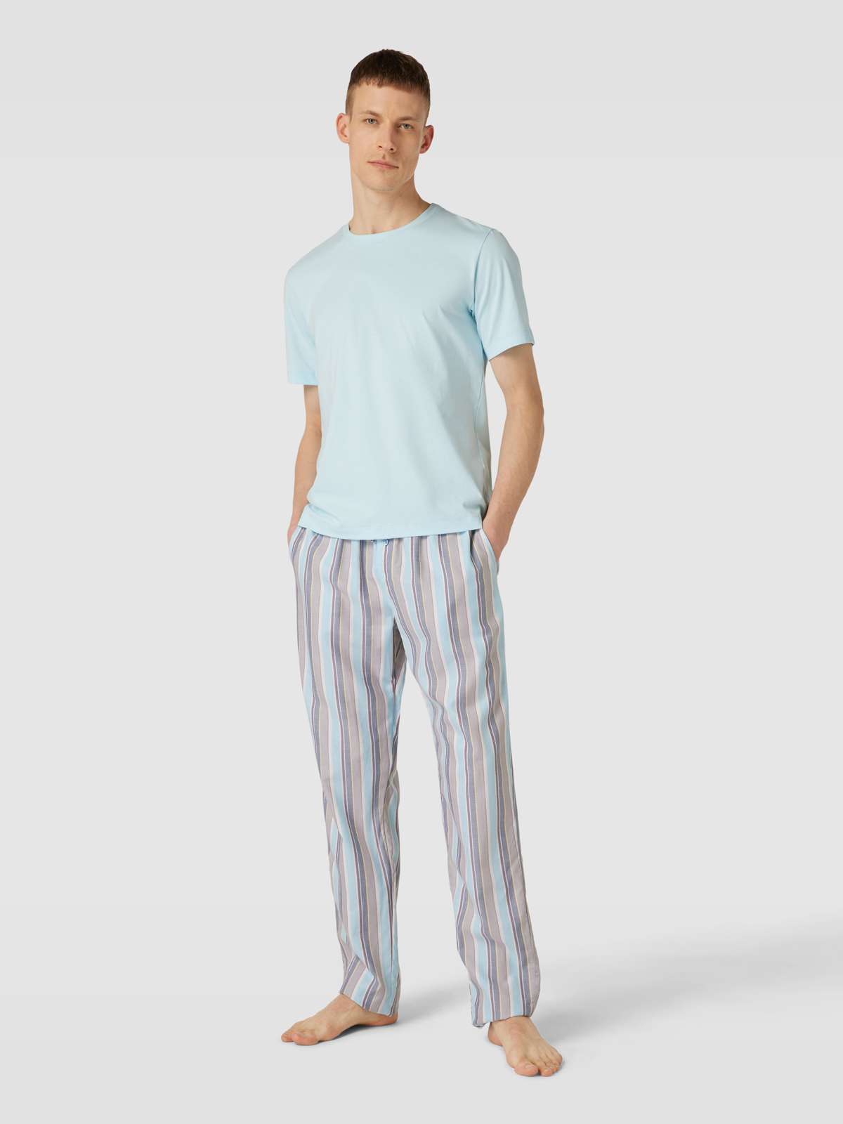 Pyjama-Hose mit Streifenmuster Modell 'Night & Day'