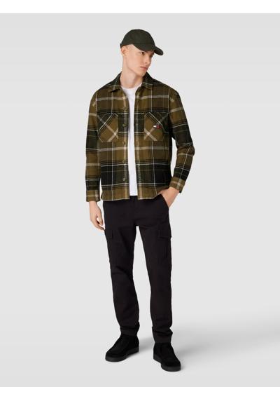 Повседневная рубашка Overshirt в клетку в клетку