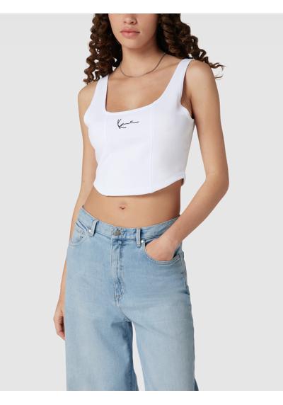 Crop Top mit Label-Stitching - P&C x Karl Kani