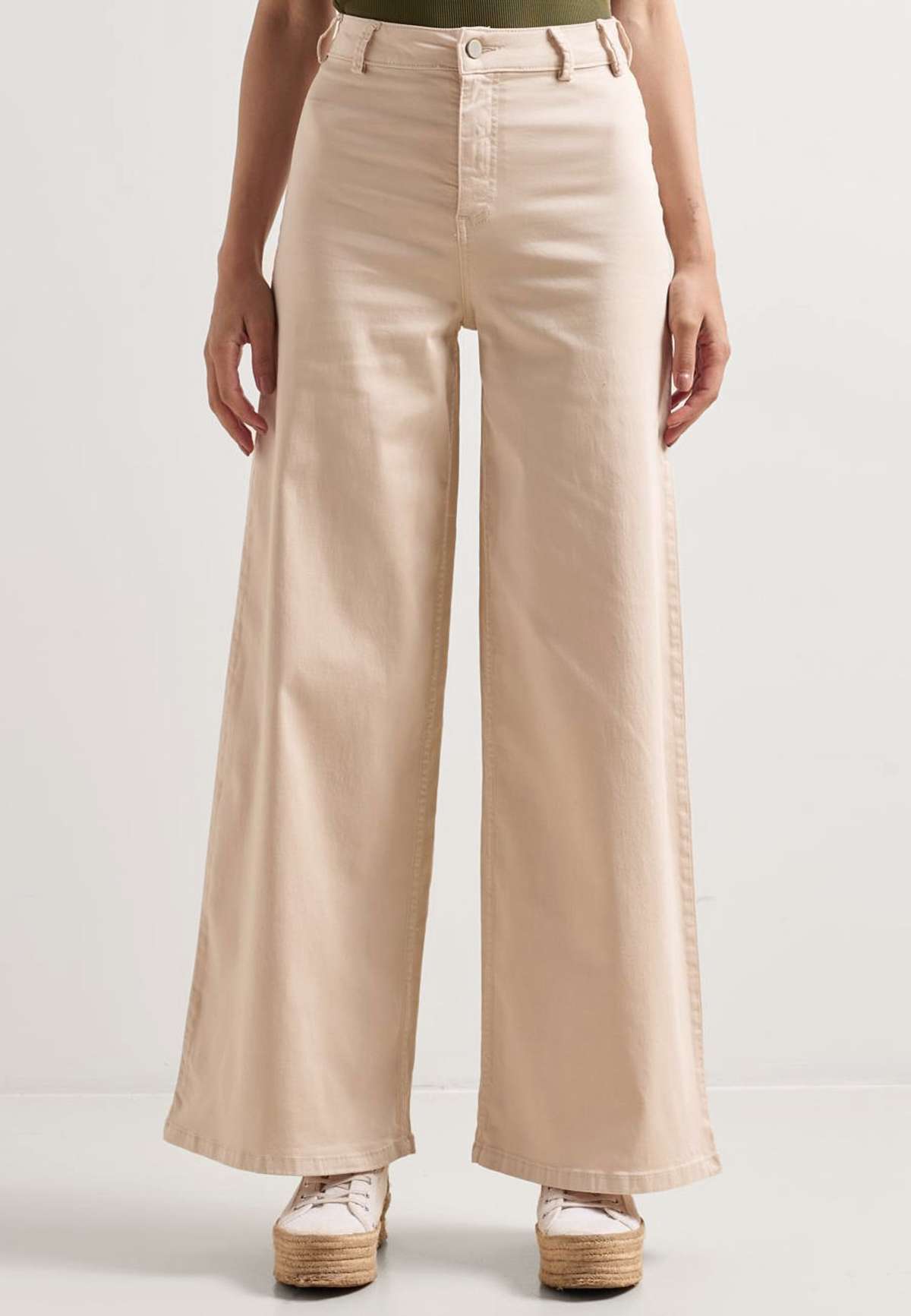 Брюки HIGH WAIST WIDE LEG TROUSERS