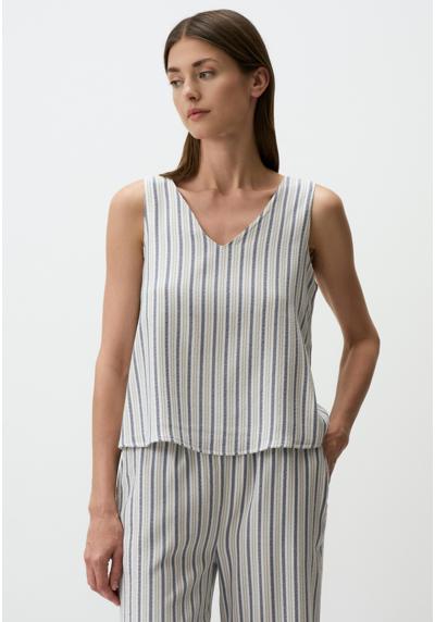 Блузка V-NECK SLEEVELESS STRIPED