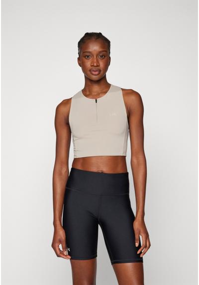 Топ MIRAGE CROPPED ZIP TANK TOP