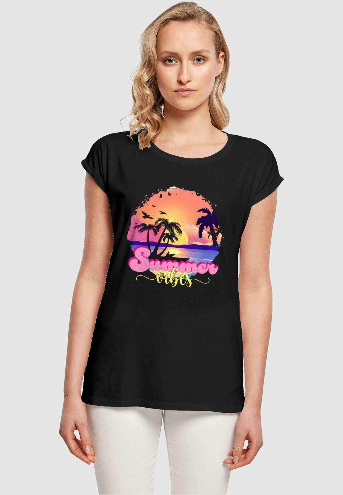 Футболка SUMMER VIBES SUNSET EXTENDED SHOULDER