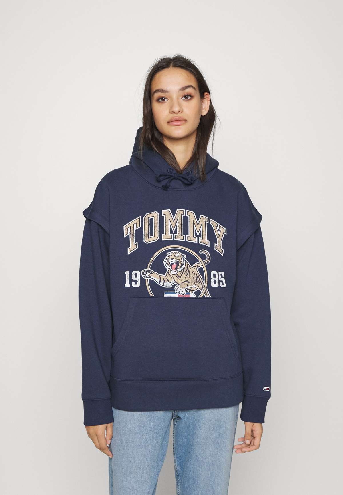 Пуловер RELAXED COLLEGE TIGER HOODIE