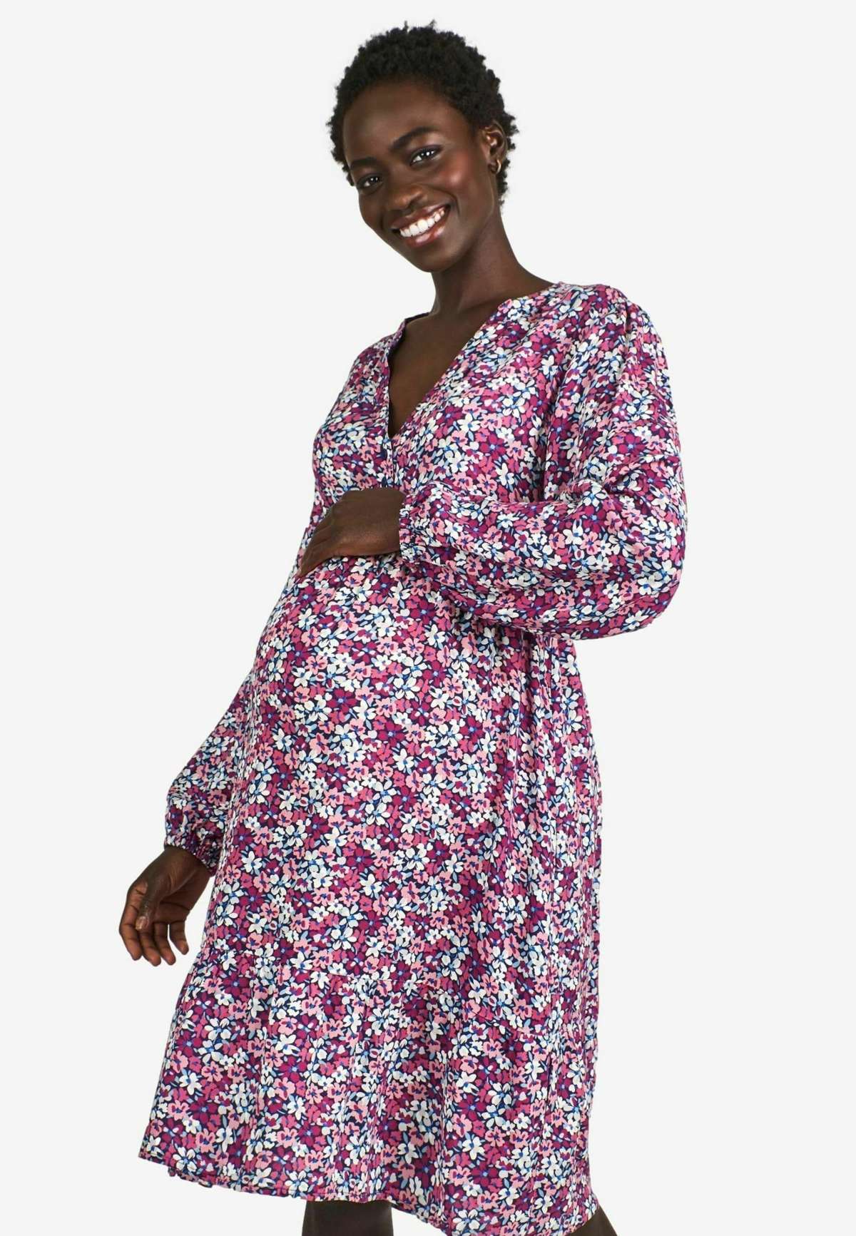 Платье FLORAL MATERNITY REGULAR FIT