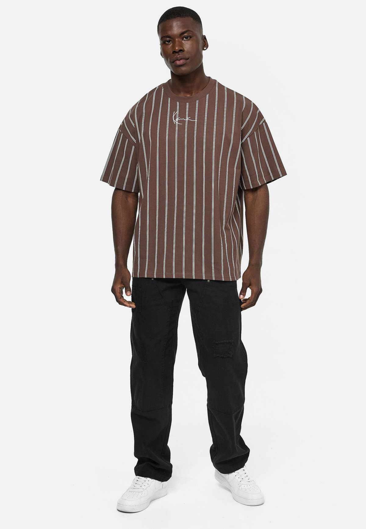 Футболка SMALL SIGNATURE BOXY PINSTRIPE TEE