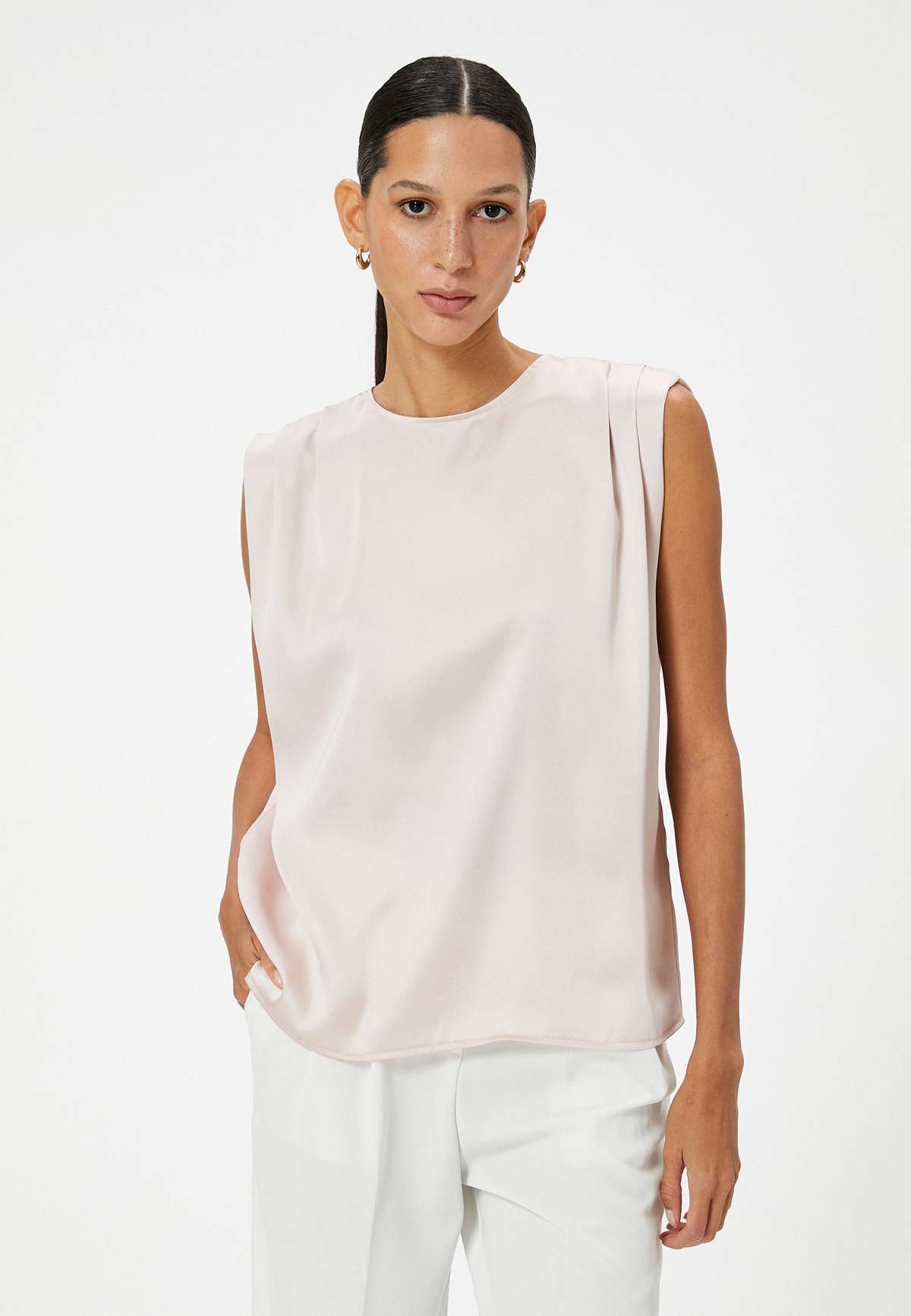 Блузка DRAPED SLEEVELESS