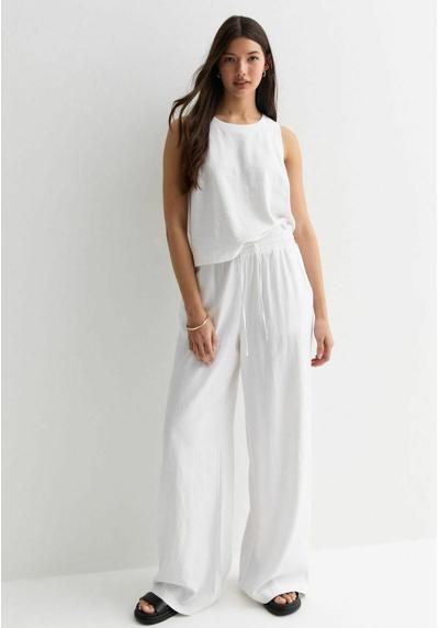 Брюки DRAWSTRING WAIST WIDE LEG