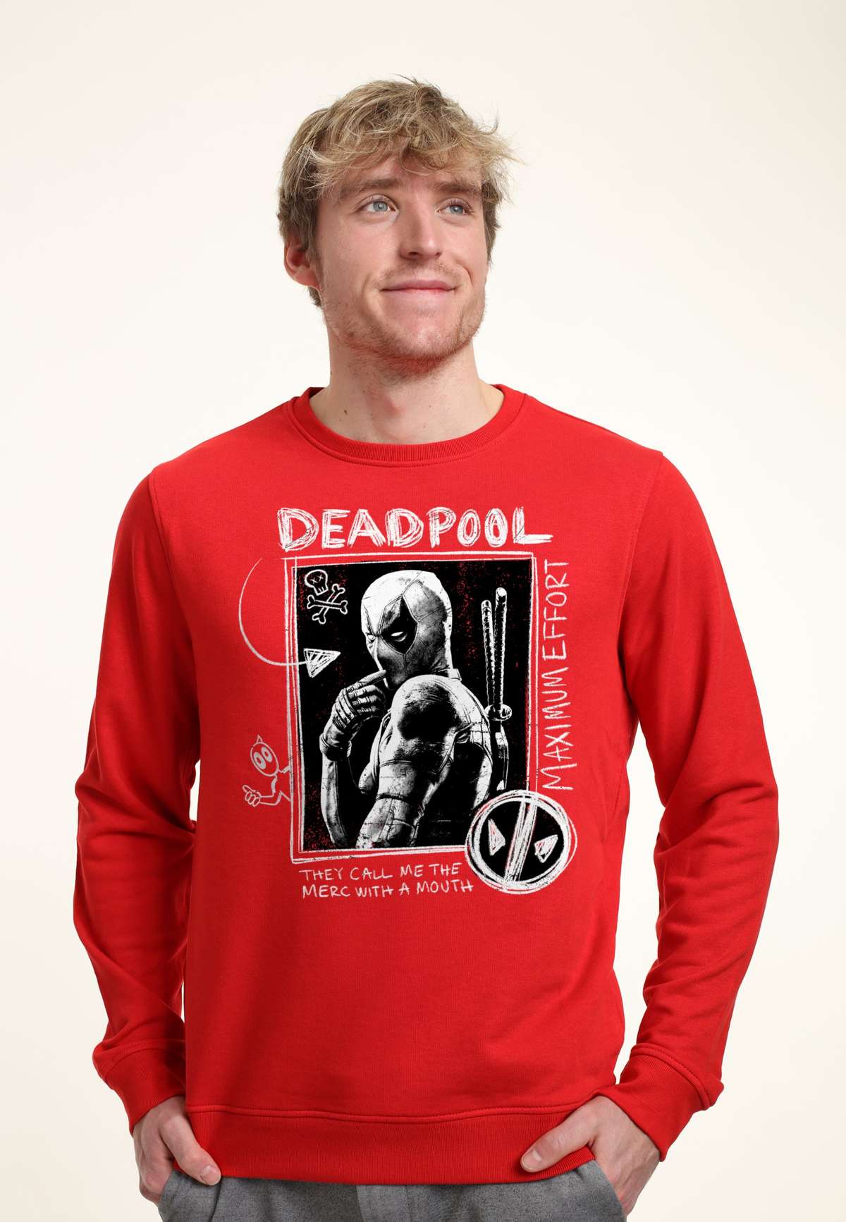 Кофта DEADPOOL WOLVERINE MAXIMUM EFFORT