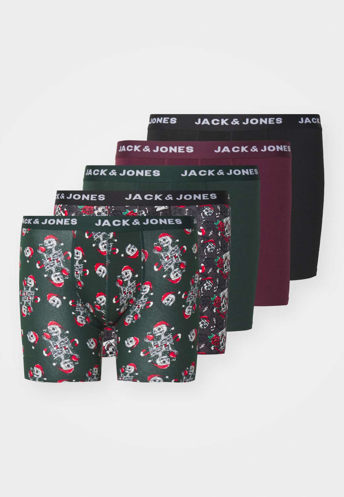 Трусы JACXMAS SKULLS TRUNKS 5 PACK