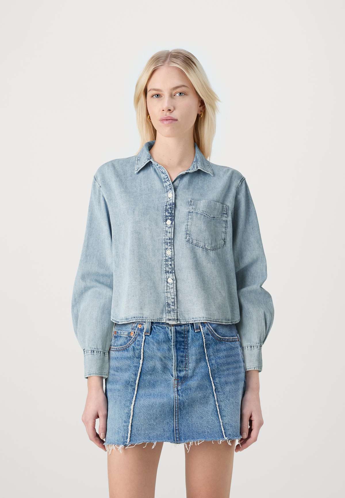 Блуза-рубашка CROPPED SHIRT FRANKIE