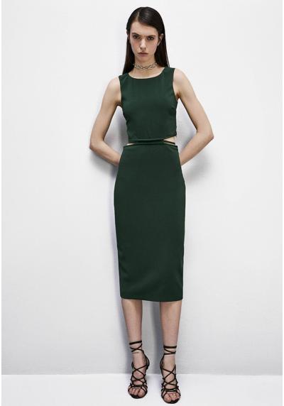 Платье-футляр STRETCH CREW NECK SLEEVELESS MIDI