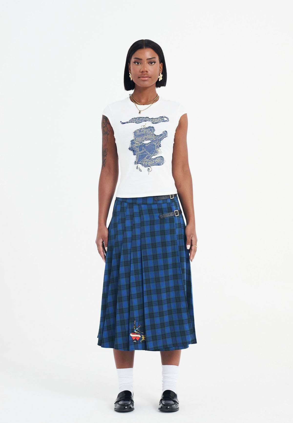 Юбка LOVE BIRD KILT MIDI