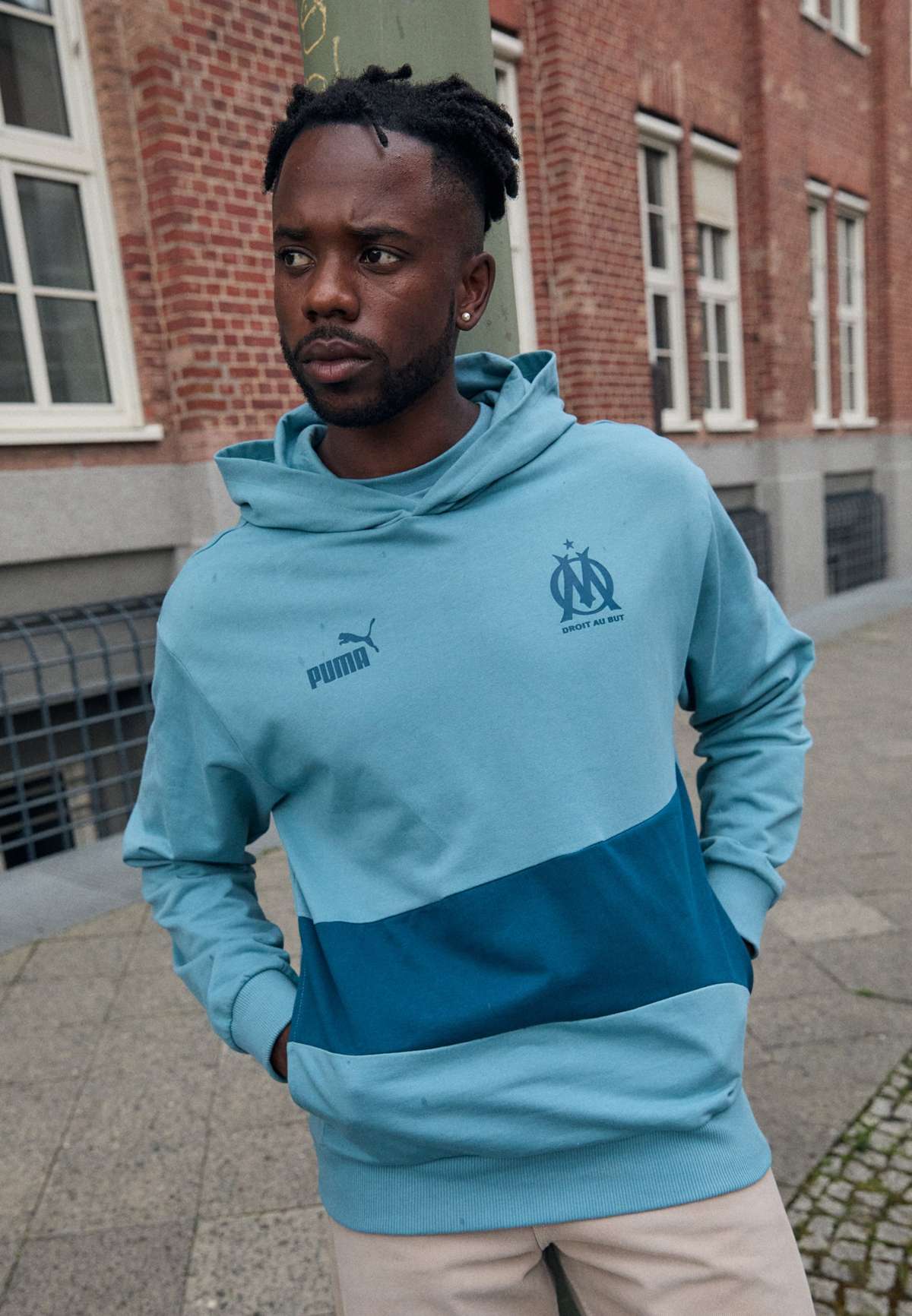 OLYMPIQUE MARSEILLE FTBLCULTURE+ HOODIE - Vereinsmannschaften