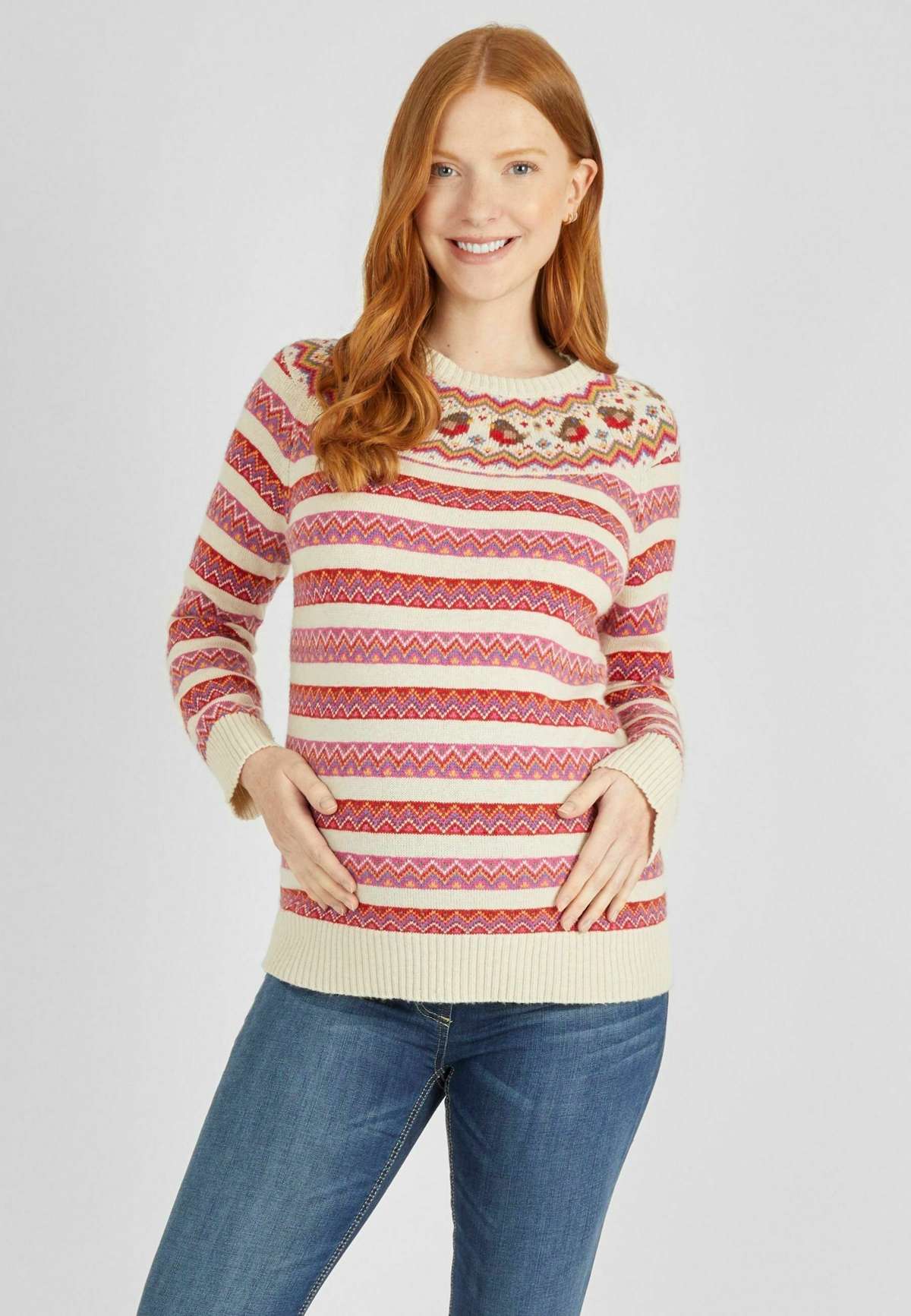 Пуловер ROBIN FAIR ISLE MATERNITY