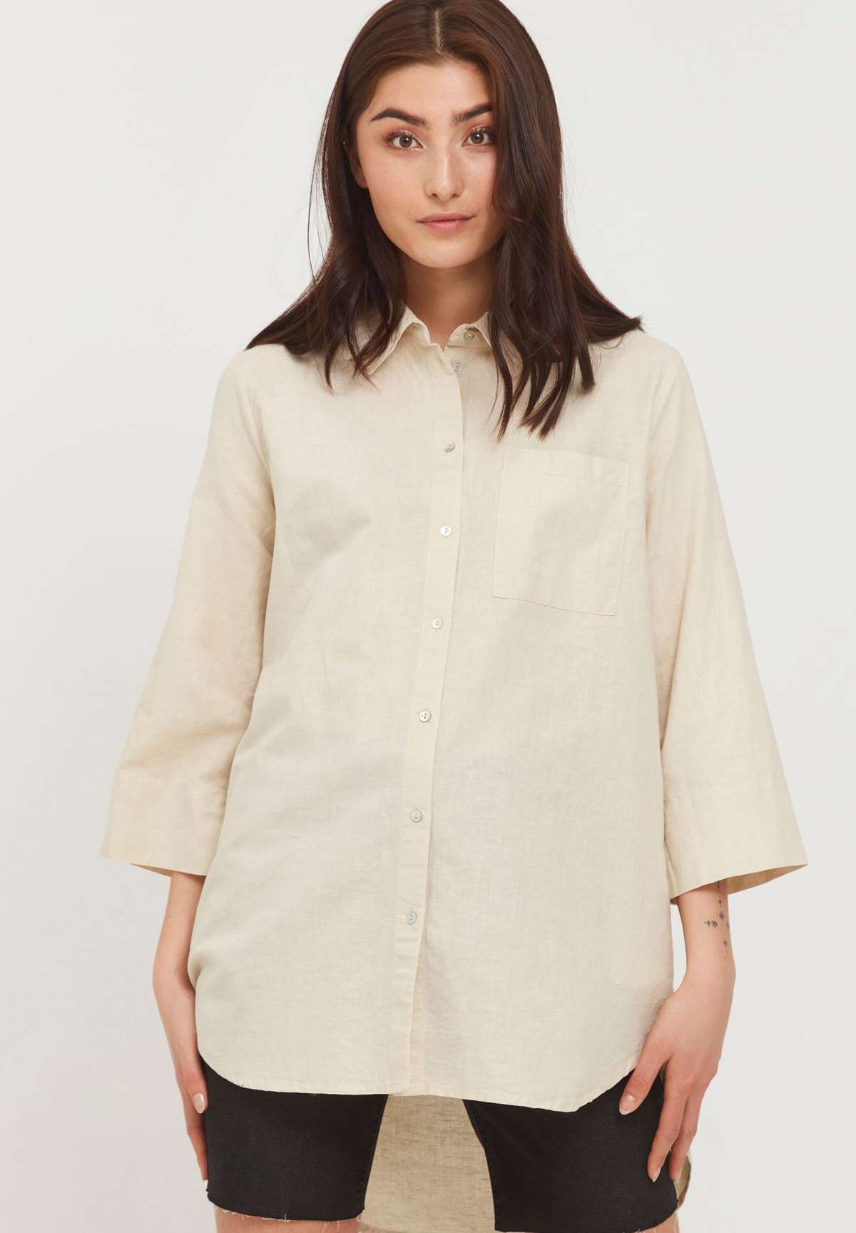 Блуза-рубашка BYEMMAN LONG SHIRT