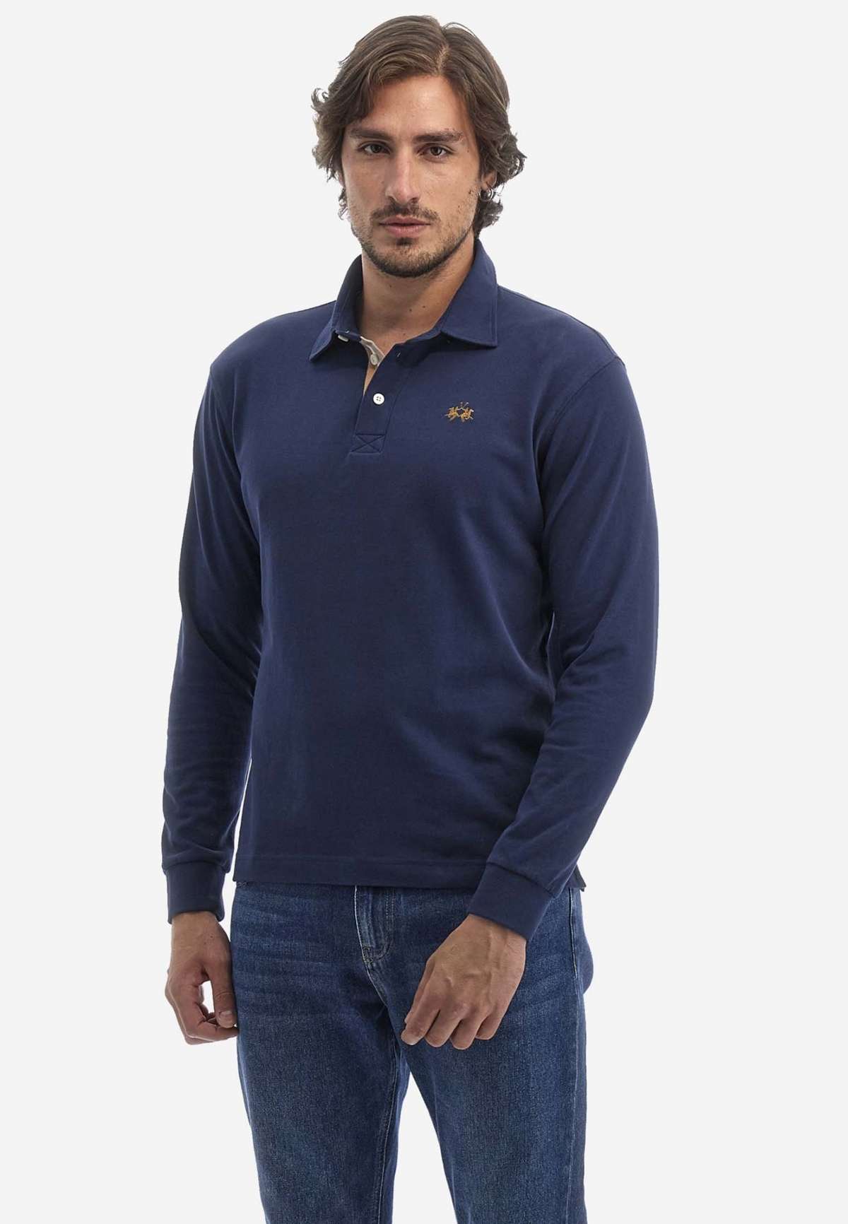 Кофта-поло LONG-SLEEVED POLO SHIRT