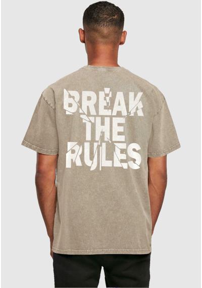 Футболка BREAK THE RULES 2 ACID WASHED