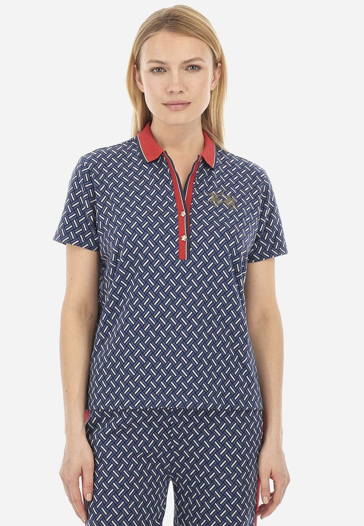 Кофта-поло SHORT-SLEEVED POLO SHIRT