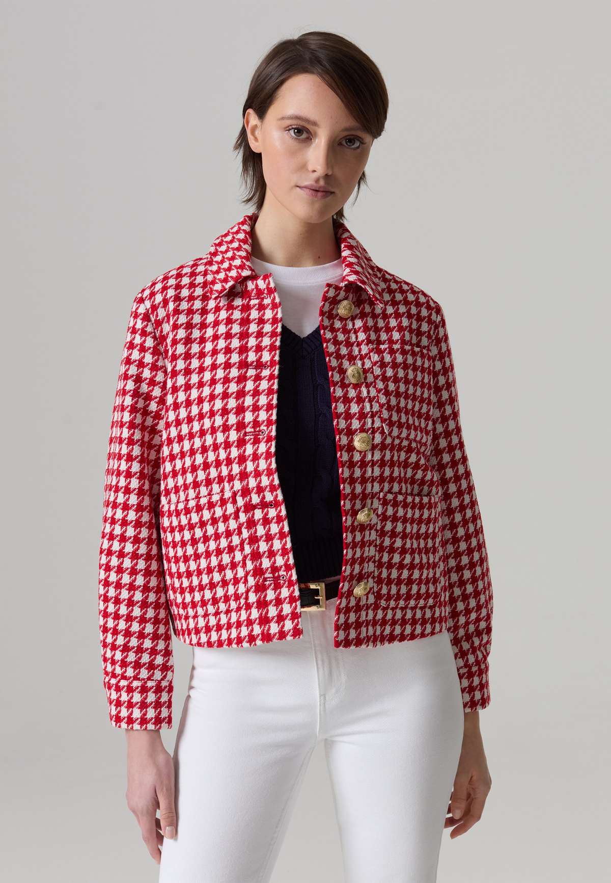 Куртка HOUNDSTOOTH WITH BUTTONS