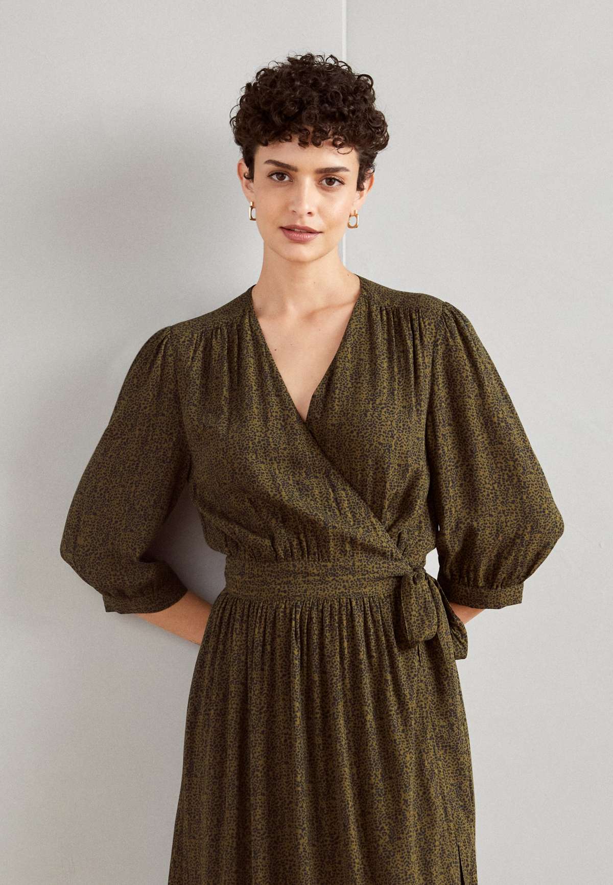 Платье MIDI WRAP DRESS