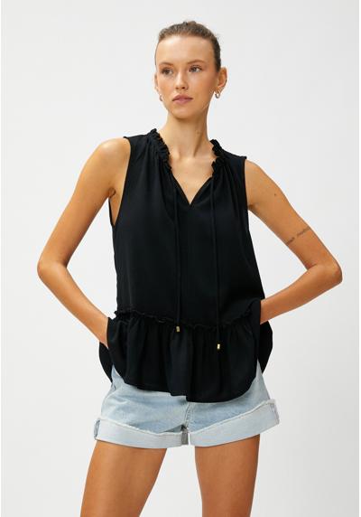 Блузка SLEEVELESS FRILL DETAIL