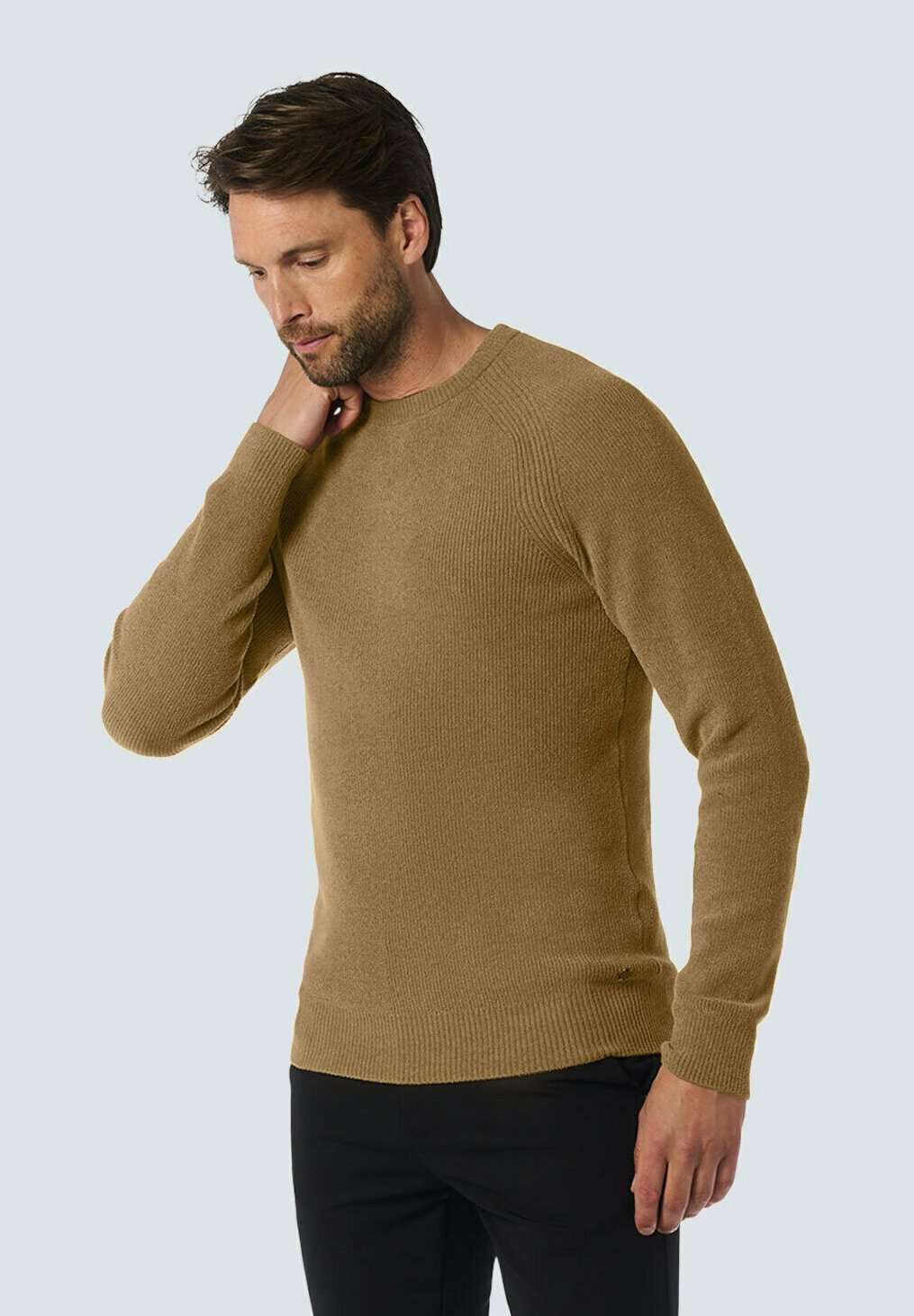 Пуловер ROUND NECK STRUCTURE AND SUPER SOFT TOUCH