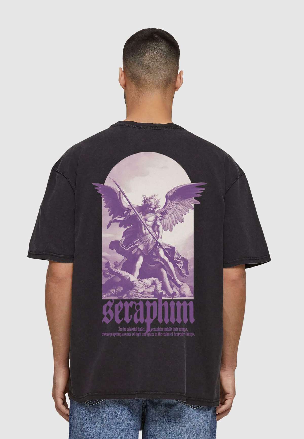 Футболка OVERSIZED ACID WASHED TEE SERAPHIM