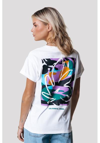 Футболка ABSTRACT FLOWER BOXY TEE