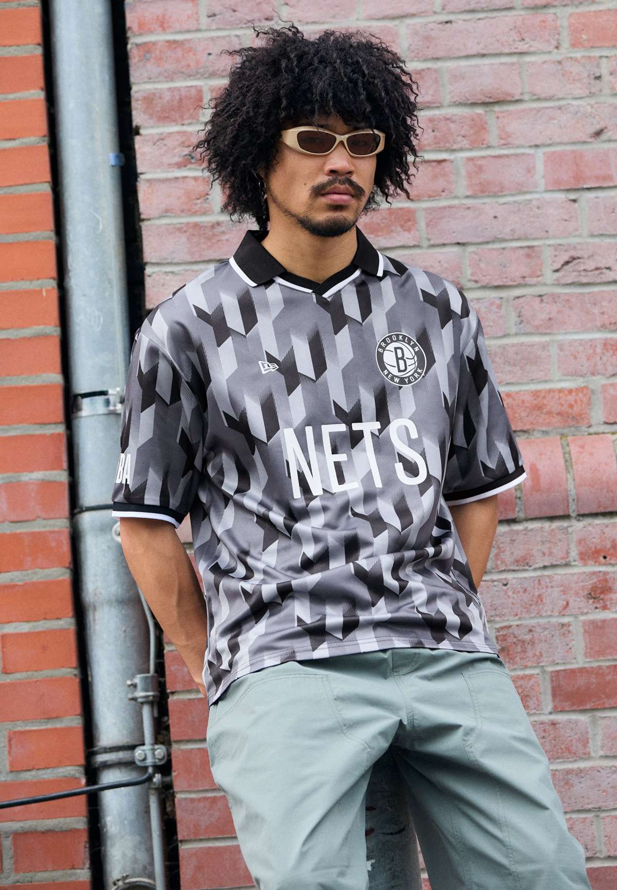 NBA BROOKLYN NETS FOOTBALL TEE - Vereinsmannschaften NBA BROOKLYN NETS FOOTBALL TEE