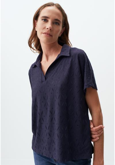 Кофта-поло SHORT SLEEVE TEXTURED