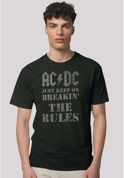 Футболка AC/DC JUST KEEP ON BREAKING THE RULES