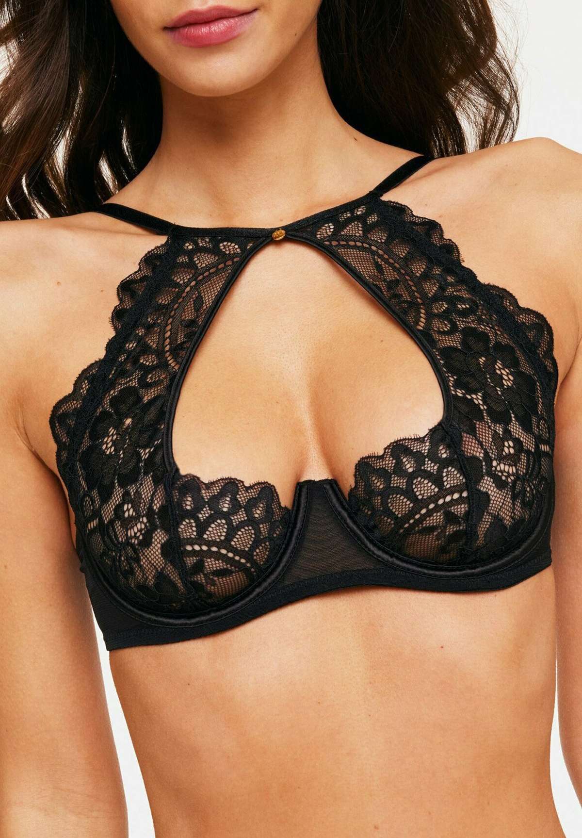 Бюстгальтер TALULAH UNLINED BALCONETTE BRA JET BLACK