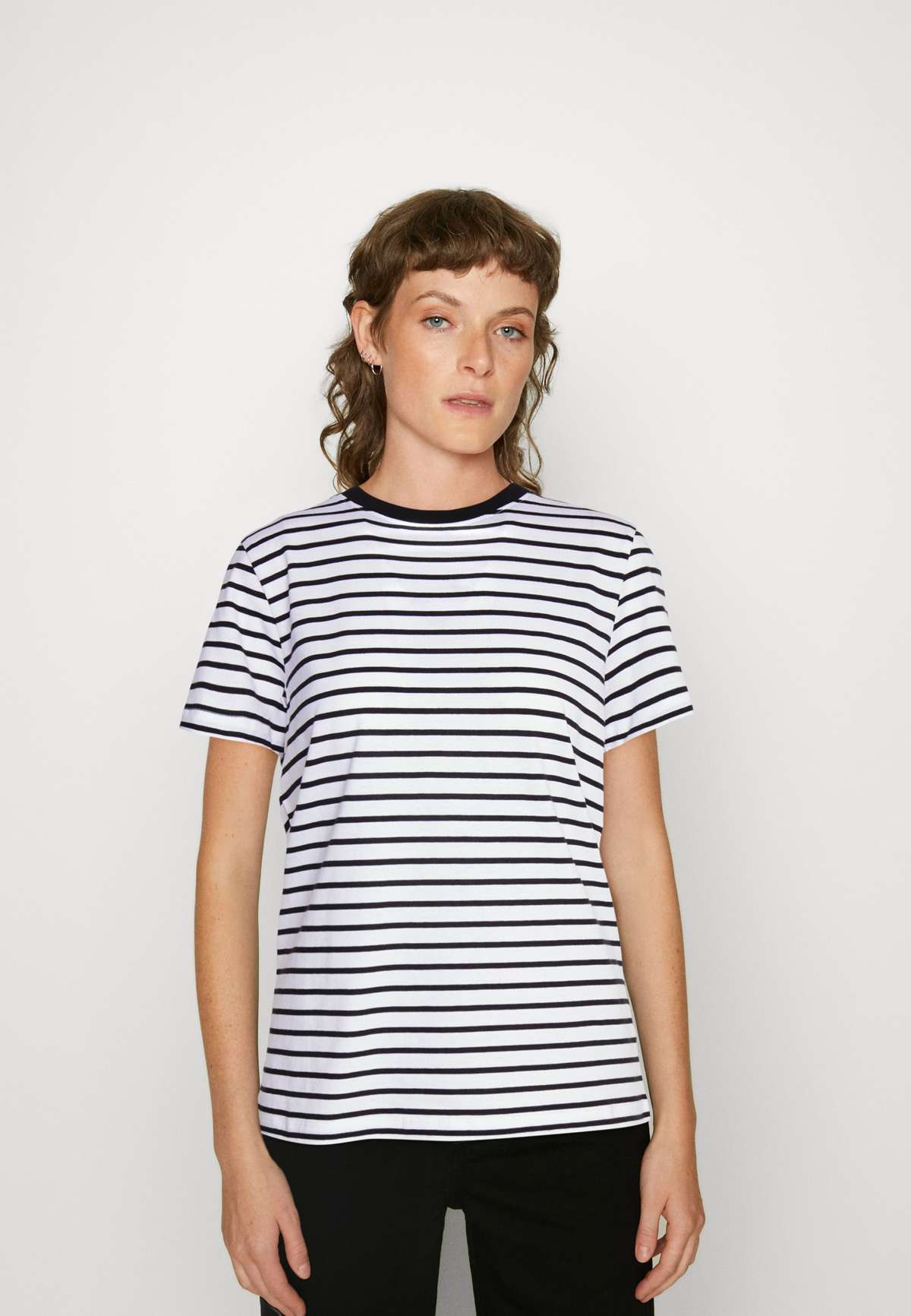 Футболка SLFMYESSENTIAL STRIPE O NECK TEE