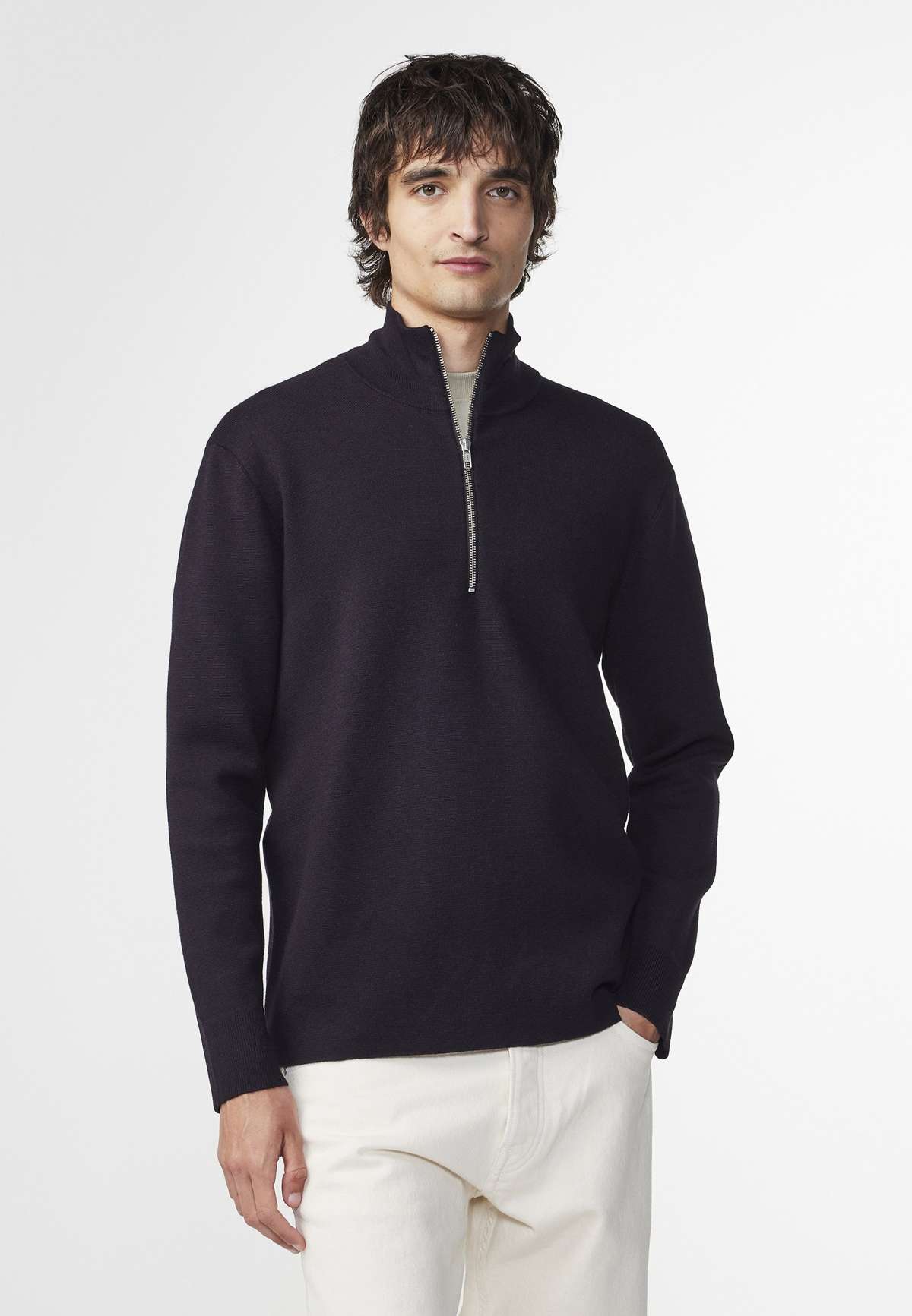 Пуловер HARALD HALF ZIP