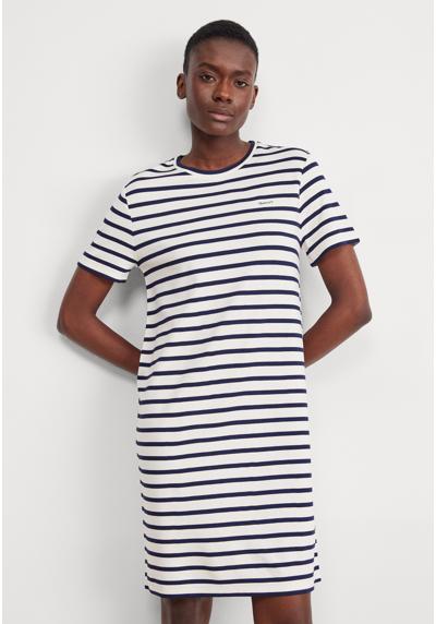 Трикотажное платье STRIPED T-SHIRT DRESS