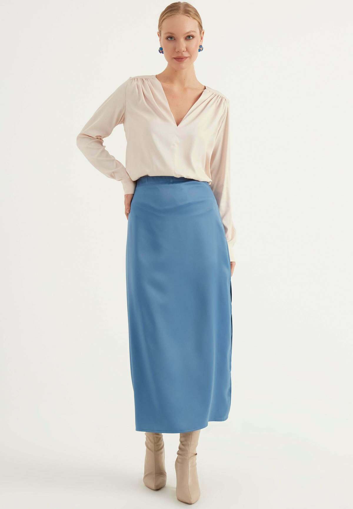 Юбка Midi Skirt With Side Slit