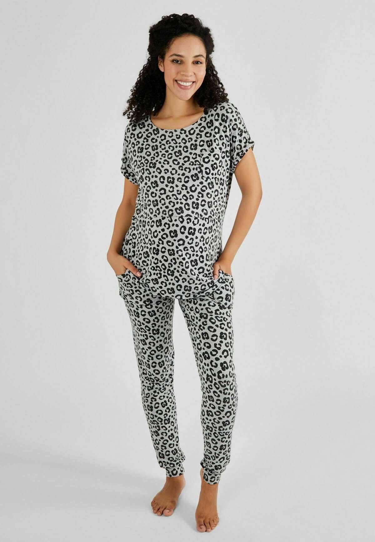 Ночное белье ANIMAL PRINT MATERNITY NURSING