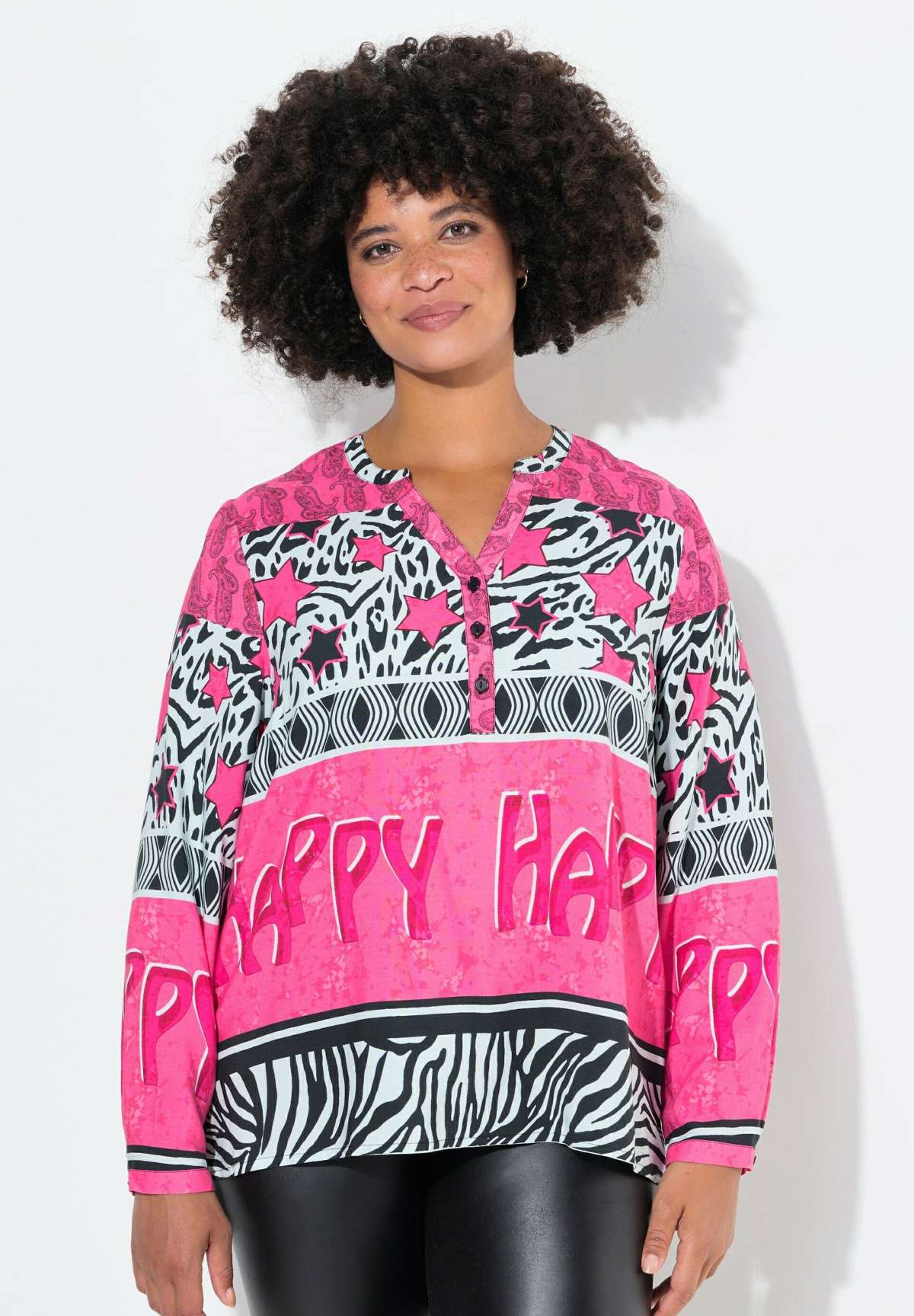 Блузка HAPPY PATTERNS LONG SLEEVES