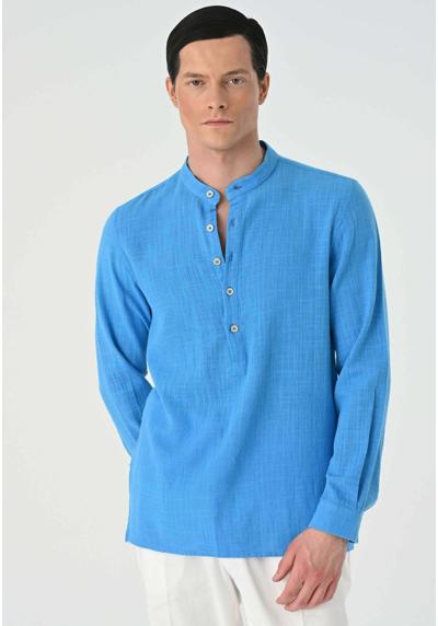 Рубашка MANDARIN COLLAR LONG SLEEVE