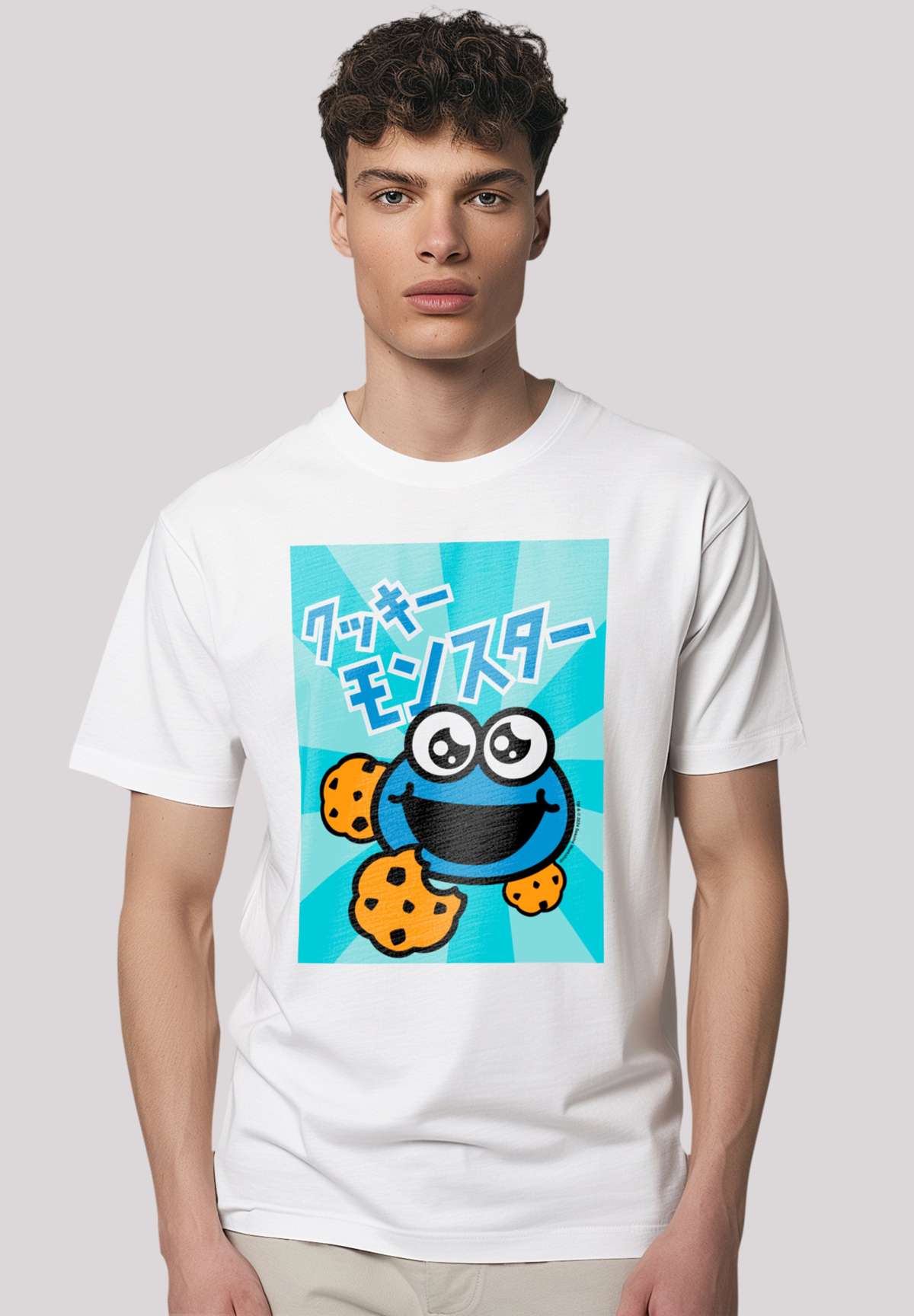 Футболка SESAMSTRASSE COOKIE MONSTER ANIME