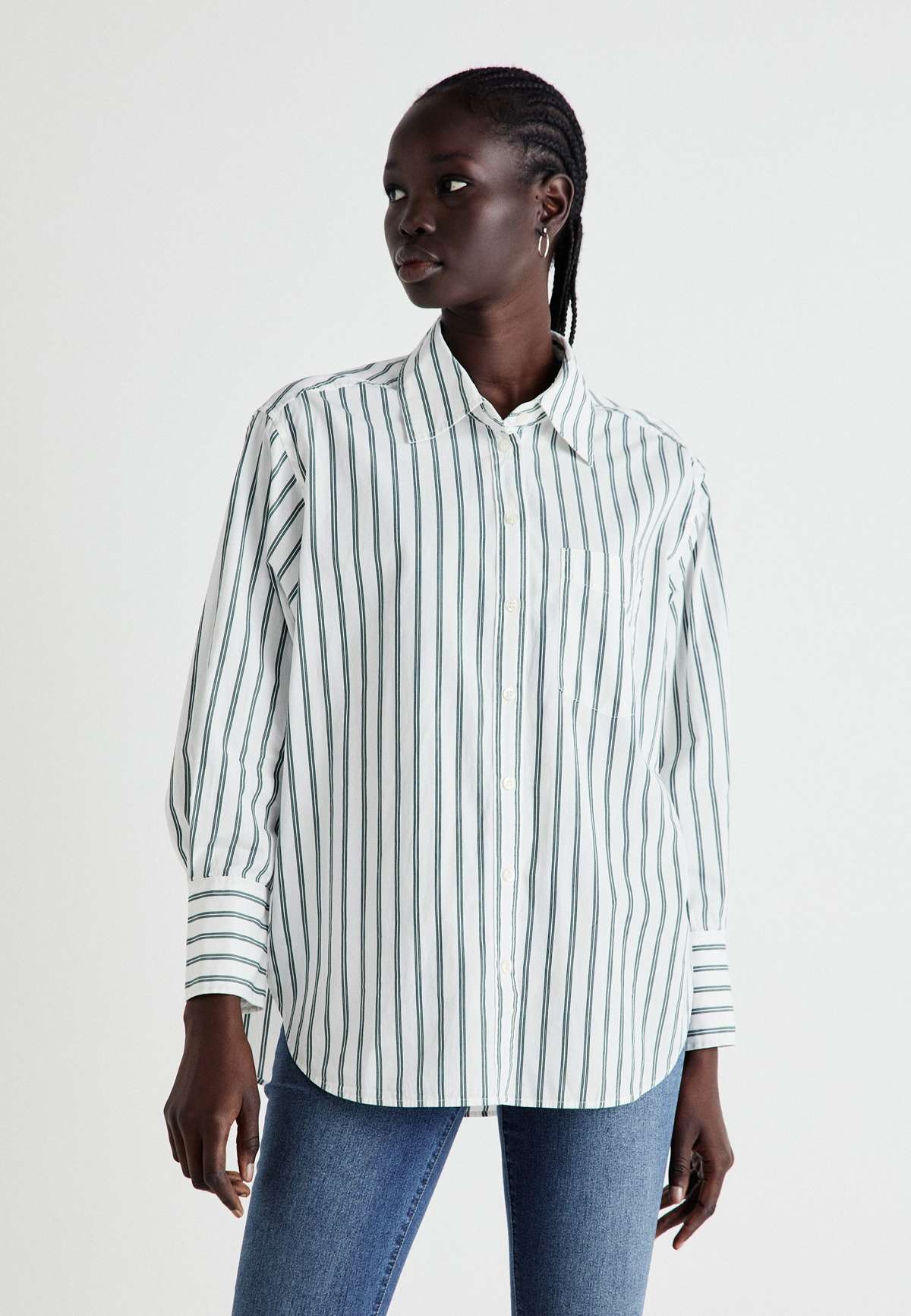 Блуза-рубашка BIG STRIPES BIG CUFF BIG COLLAR