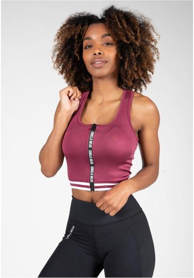 Топ MESA ZIP FRONT CROP