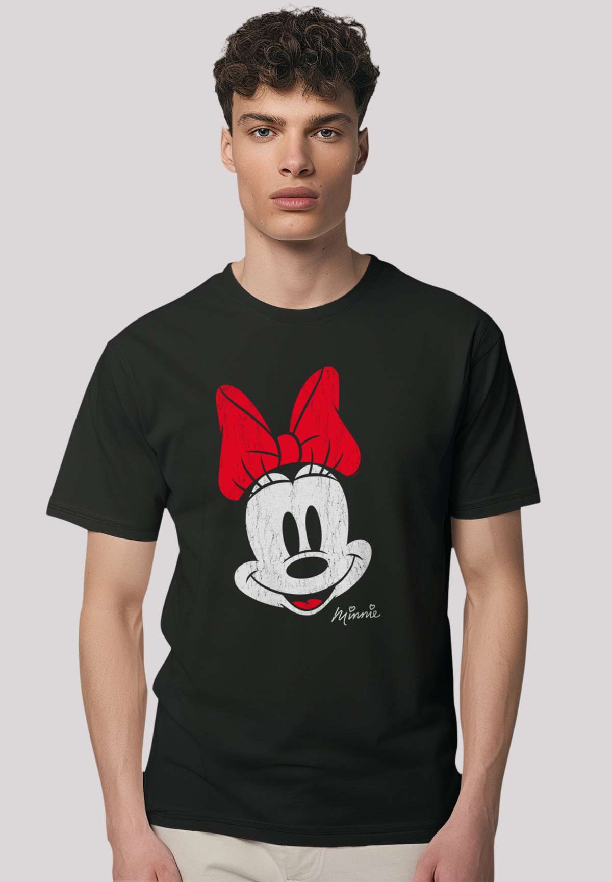 Футболка DISNEY MICKY MAUS MINNIE GESICHT VINTAGE LOOK