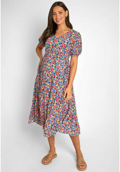 Платье PRINT TIERED MATERNITY NURSING MIDI