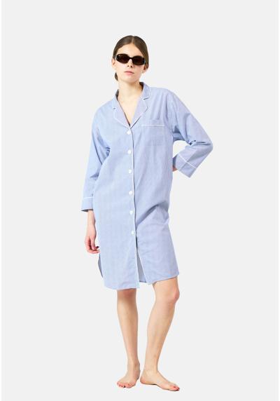 Пижамная рубашка EVE THIN STRIPE LONG BUTTON UP