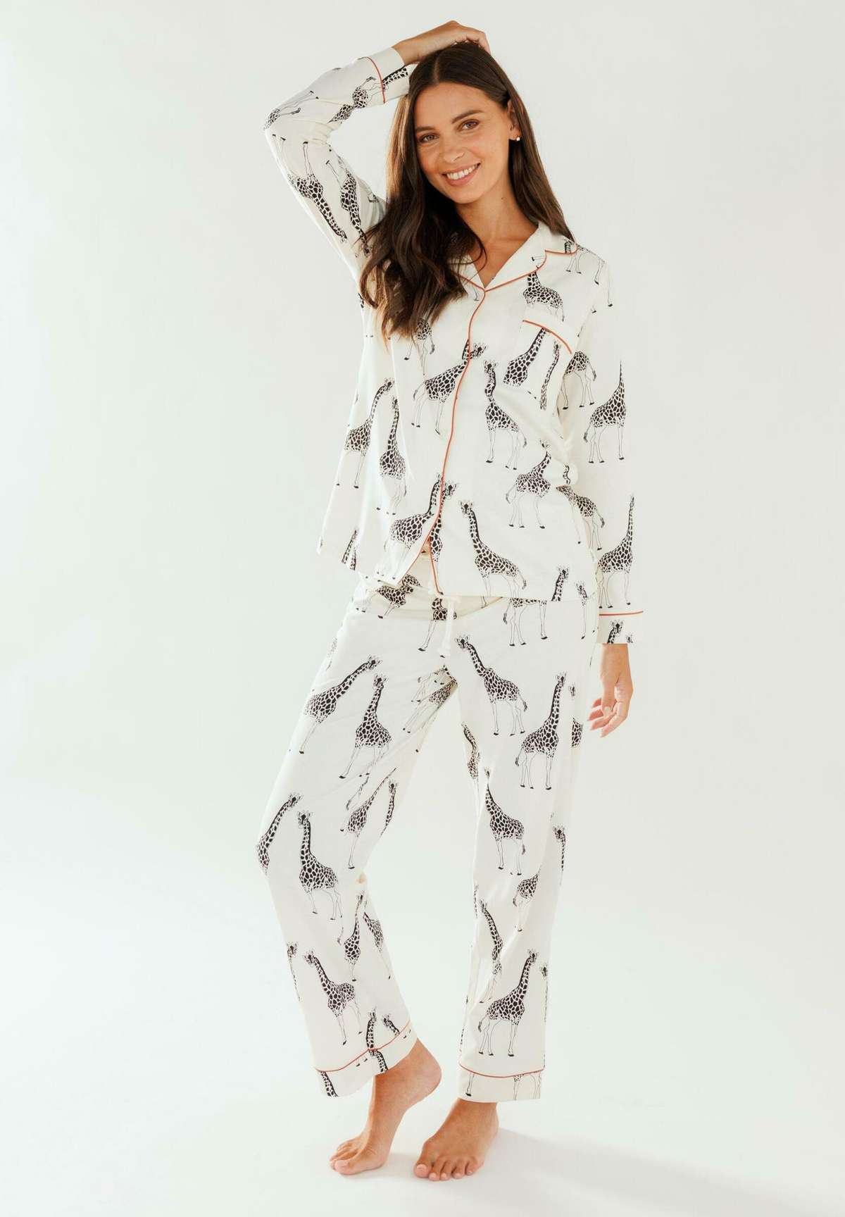 Ночное белье MATERNITY GIRAFFE BUTTON UP LONG