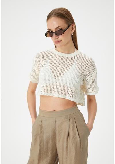 Футболка SHORT SLEEVE CROP AJOURE