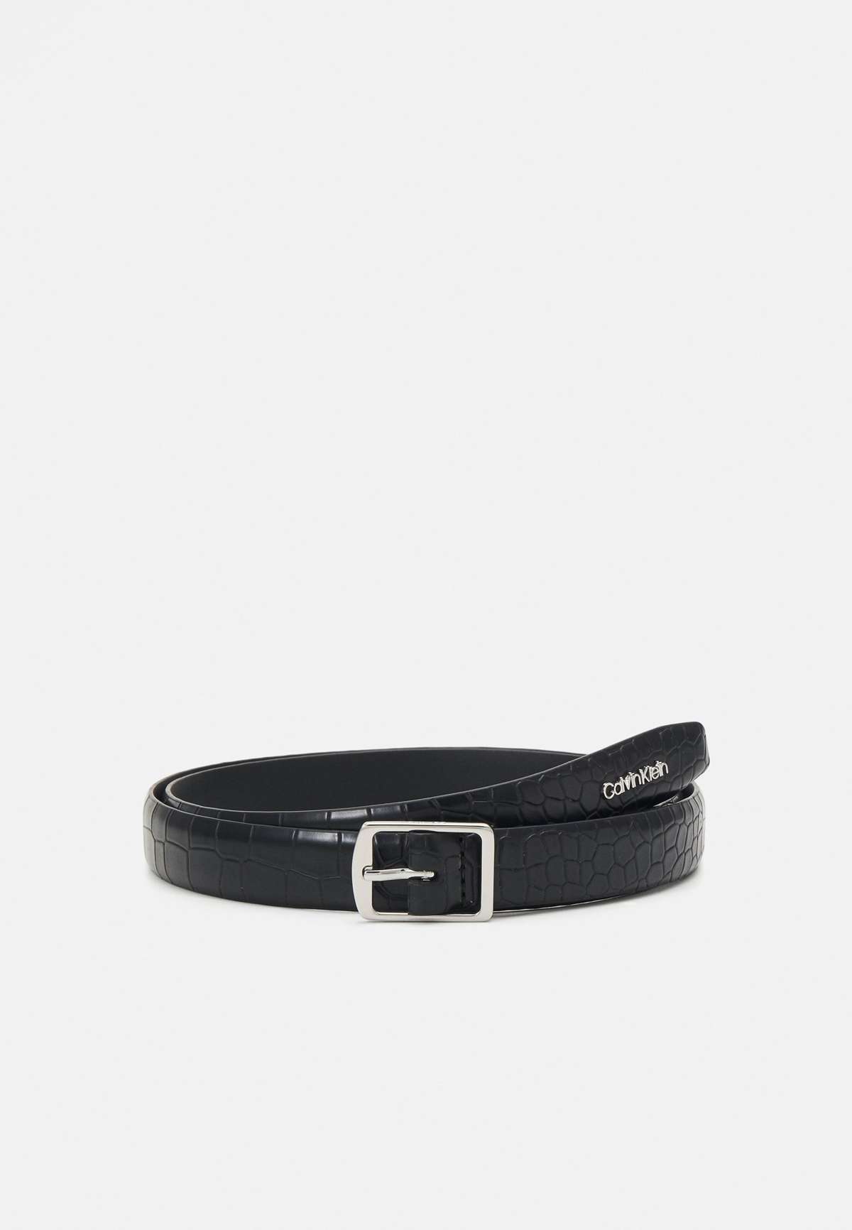 Ремень SLIM BUCKLE BELT CROCO